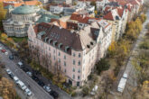 Rarität in der Ludwigsvorstadt: 5 Zi-DG-Whg/Büro über 2 Etagen, 288 m², Dachterrasse, Traumblick - Luftbild