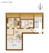 Grundriss_DG - Gauting: Helle 3,5-Zimmer-Maisonette mit Galerie, 2 Bädern, großer Süd-Dachterrasse & Loftcharakter