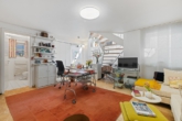 Studio mit Tageslicht - Obermenzing vom Feinsten: Dreizimmer-EG-Wohnung ca. 92 m² Wfl., 2 Bäder, Parkett, TG-Stellpl. inkl.